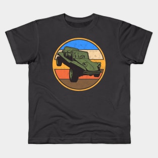 Beach Buggy, Dune Racer at Sunset Kids T-Shirt